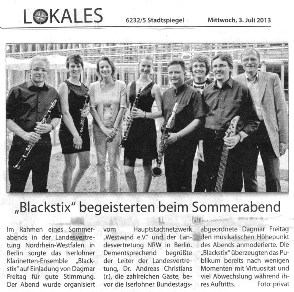 Blackstix begeisterten beim Sommerabend