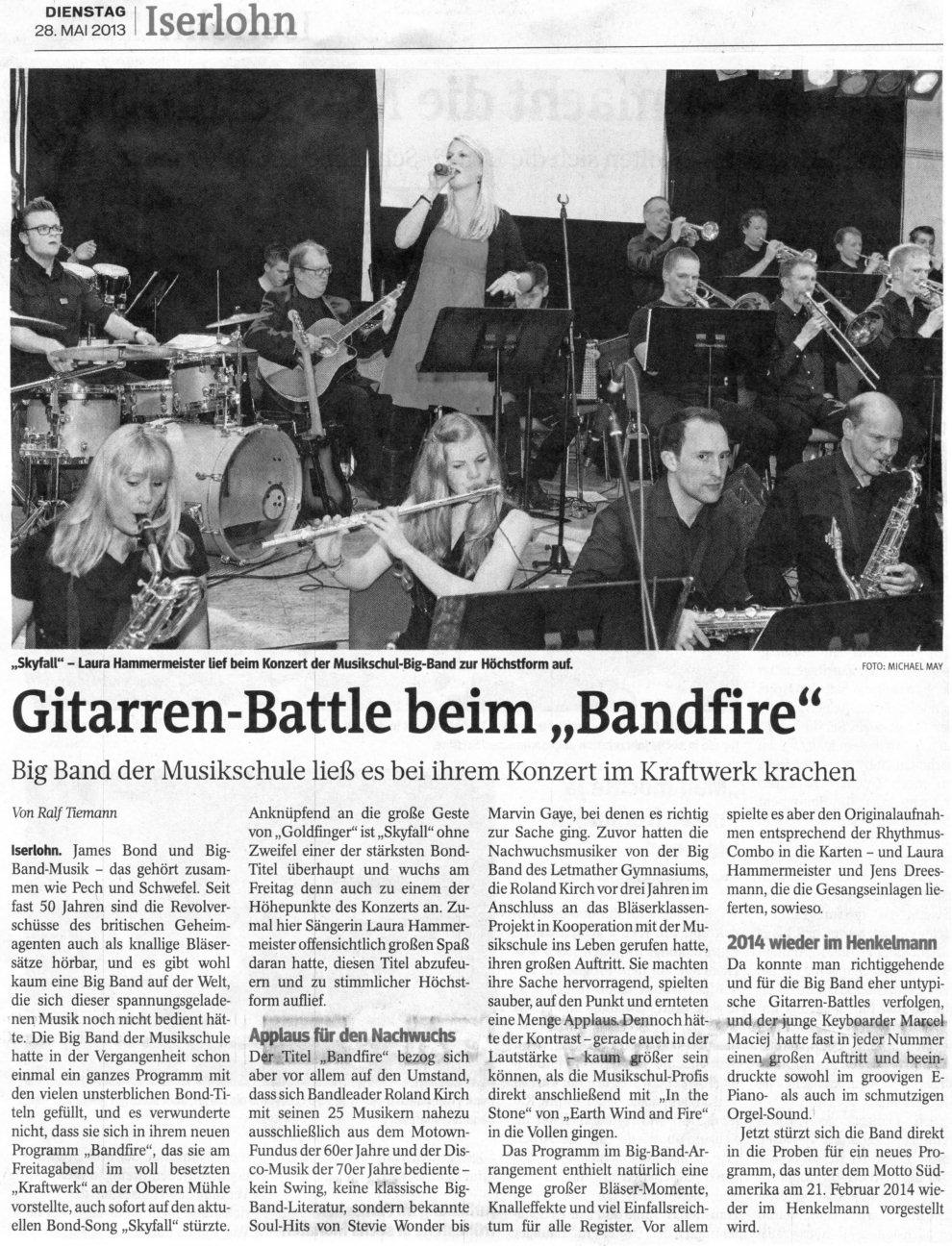 Gitarren-Battle beim Bandfire