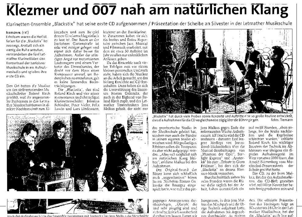 Iserlohn: Klezmer und 007 nah am natürlichen Klang