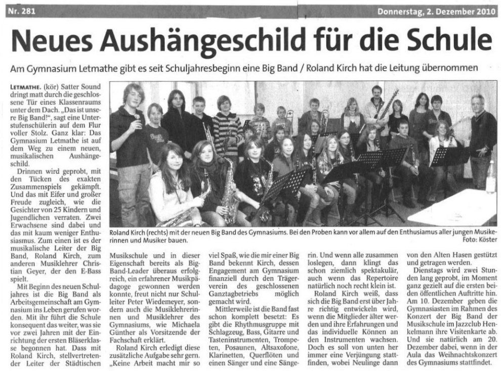 Neues Aushängeschild für die Schule