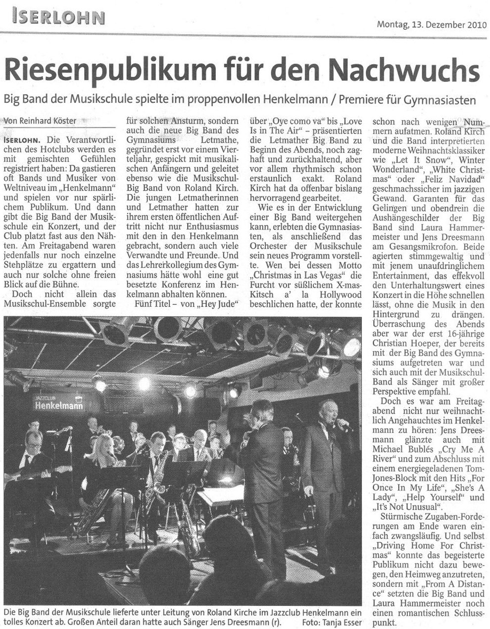 Riesenpublikum für den Nachwuchs